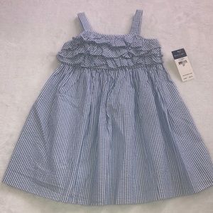 Nwt Ralph Lauren Seersucker Dress 3/3T.